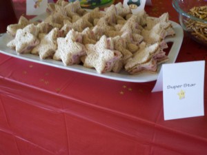 Super Star Sandwiches